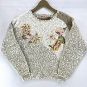 Vintage Floral Sweater